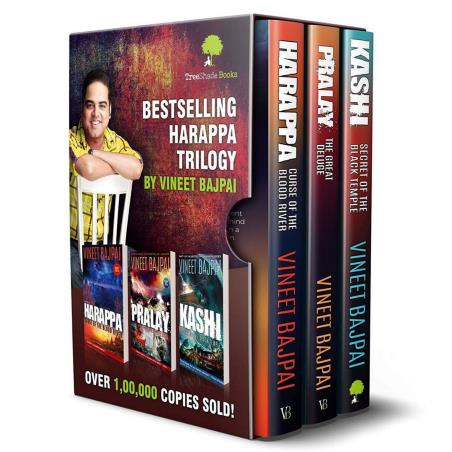 Book cover number 1 for Bestselling Harappa Trilogy written by Vineet Bajpai published by TreeShade Books