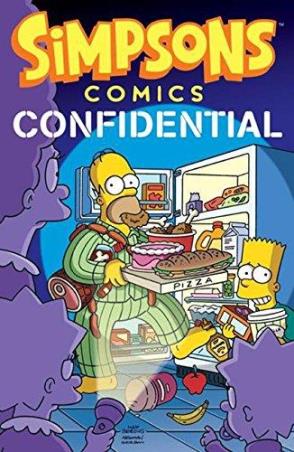 Book cover number 1 for Simpsons Comics Confidential written by Matt Groening published by Harper Collins Publishers
