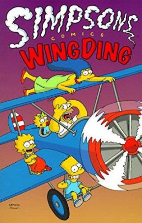 Book cover number 1 for Simpsons Comics Wingding written by Matt Groening published by Harper Collins Publishers