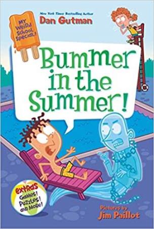 Book cover number 1 for Bummer In The Summer! written by Dan Gutman published by Harper Collins Publishers
