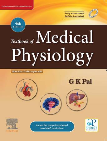 Book cover number 1 for Textbook Of Medical Physiology written by G. K. Pal published by Elsevier