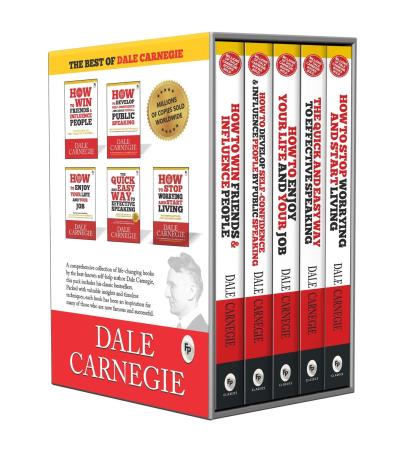 Book cover number 1 for The Best Of Dale Carnegie (Set Of 5 Books) written by Dale Carnegie published by Fingerprint Publishing