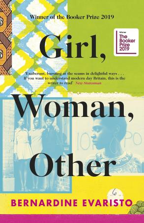 Book cover number 1 for Girl, Woman, Other written by Bernardine Evaristo published by Penguin Books