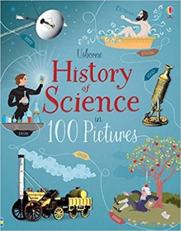 Book cover number 1 for History Of Science In 100 Pictures written by Abigail Wheatley published by Usborne