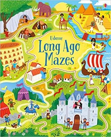 Book cover number 1 for Long Ago Mazes written by Sam Smith published by Usborne