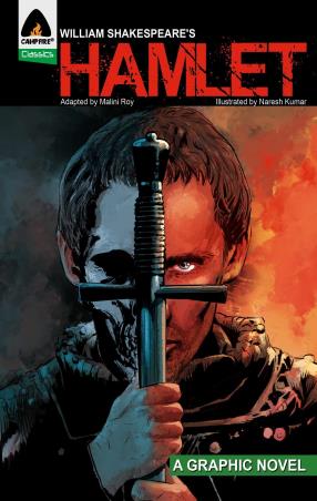 Book cover number 1 for Hamlet : A Graphic Novel written by William Shakespeare published by Campfire