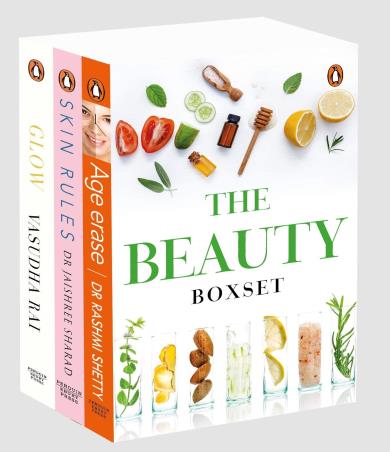 Book cover number 1 for The Beauty Boxset written by Rashmi Shetty, Vasudha Rai, Jaishree Sharad published by Penguin Books