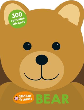 Book cover number 1 for Sticker Friends : Bear written by Roger Priddy published by Priddy Books
