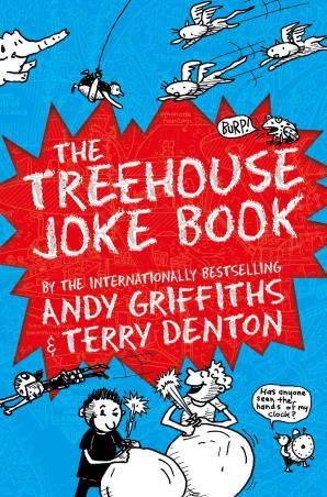 Book cover number 1 for The Treehouse Joke Book written by Andy Griffiths published by Macmillan India Limited