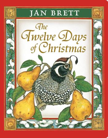 Book cover number 1 for The Twelve Days Of Christmas written by Jan Brett published by G. P. Putnam's Sons