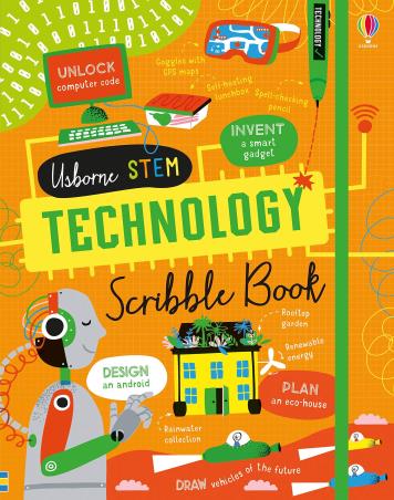 Book cover number 1 for Technology Scribble Book written by Alice James published by Usborne