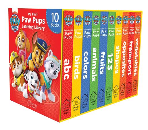 Book cover number 1 for My First Paw Pups Learning Library (Set Of 10 Books) written by NA published by Wonder House