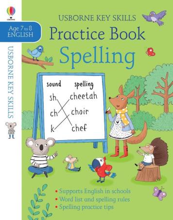 Book cover number 1 for Spelling Practice Book written by Kirsteen Robson published by Usborne