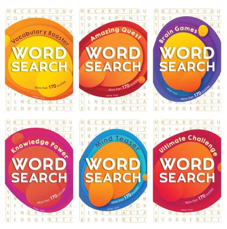 Book cover number 1 for Word Search (Set Of 6 Books) written by NA published by Wonder House
