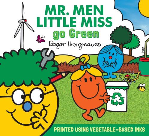 Book cover number 1 for Mr. Men Little Miss Go Green written by Adam Hargreaves published by Farshore