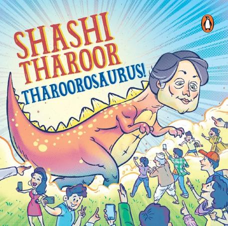Book cover number 1 for Tharoorosaurus written by Shashi Tharoor published by Penguin Books