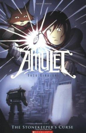 Book cover number 1 for Amulet Book 2 : The Stonekeeper's Curse written by Kazu Kibuishi published by Scholastic
