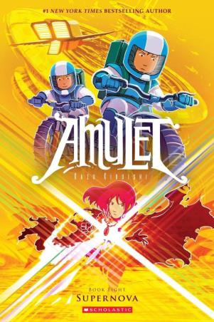 Book cover number 1 for Amulet Book 8 : Supernova written by Kazu Kibuishi published by Scholastic