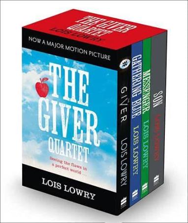Book cover number 1 for The Giver (Set Of 4 Books) written by Lois Lowry published by Harper Collins Publishers