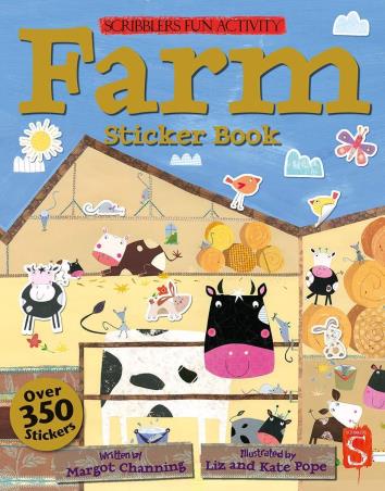 Book cover number 1 for Farm Sticker Book written by Margot Channing published by Salariya Book Company Ltd