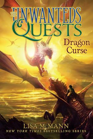 Book cover number 1 for The Unwanteds Quests : Dragon Curse written by Lisa McMann published by Aladdin