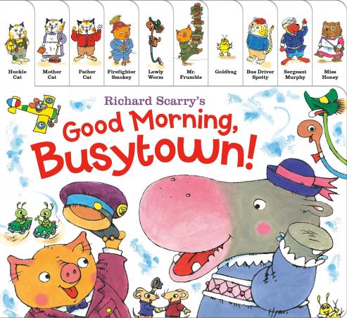 Book cover number 1 for Good Morning, Busytown! written by Richard Scarry published by Golden Books