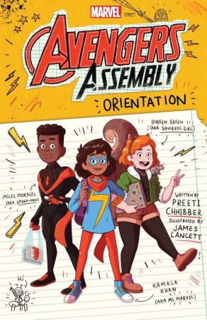 Book cover number 1 for Marvel Avengers Assembly : Orientation written by Preeti Chhibber published by Scholastic