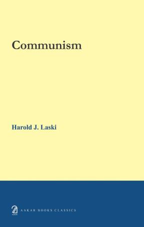 Book cover number 1 for Communism written by Harold J. Laski published by Aakar Books