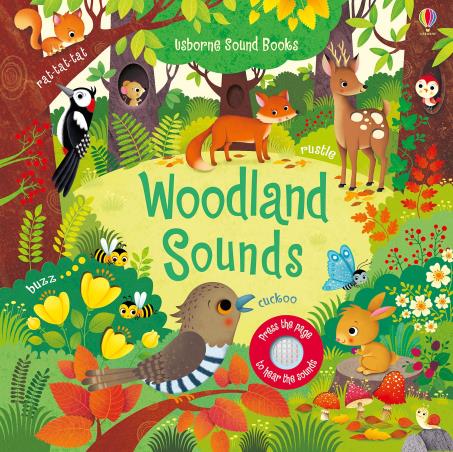 Book cover number 1 for Woodland Sounds written by Sam Taplin published by Usborne