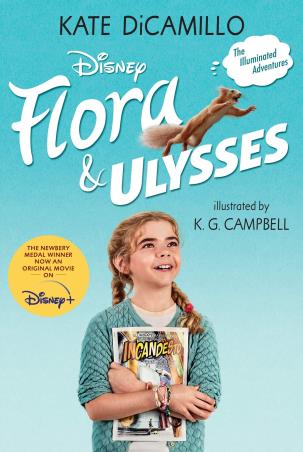 Book cover number 1 for Flora & Ulysses written by Kate DiCamillo published by Walker Books