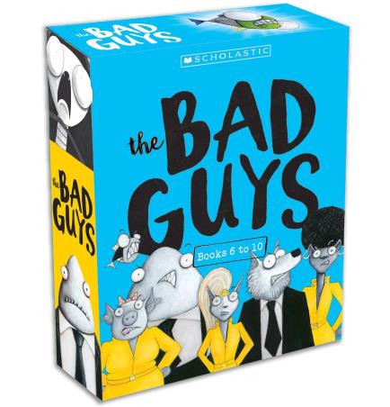 Book cover number 1 for The Bad Guys (Books 6 To 10) written by Aaron Blabey published by Scholastic