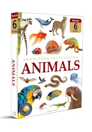 Book cover number 1 for Knowledge Encyclopedia : Animals (Set Of 6 Books) written by NA published by Wonder House