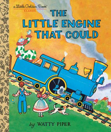 Book cover number 1 for The Little Engine That Could written by Watty Piper published by Golden Books