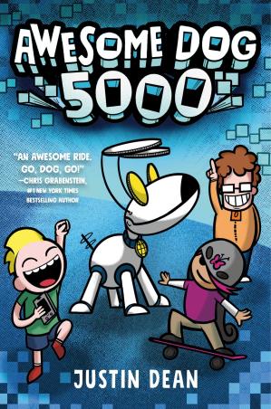 Book cover number 1 for Awesome Dog 5000 written by Justin Dean published by Yearling