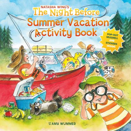 Book cover number 1 for The Night Before Summer Vacation Activity Book written by Natasha Wing published by Grosset & Dunlap