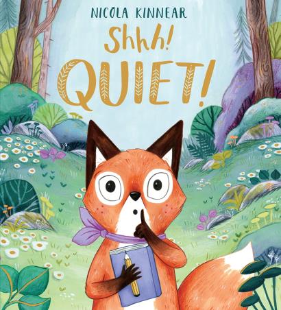 Book cover number 1 for Shhh! Quiet! written by Nicola Kinnear published by Alison Green Books