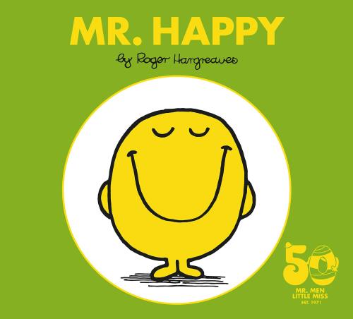 Book cover number 1 for Mr. Happy written by Roger Hargreaves published by Grosset & Dunlap