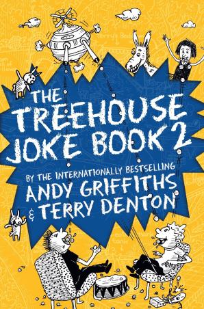Book cover number 1 for The Treehouse Joke Book 2 written by Andy Griffiths published by Pan Macmillan