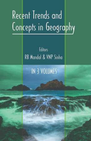 Book cover number 1 for Recent Trends And Concepts In Geography (Set Of 3 Books) written by R. B. Mandal, V. N. P. Sinha published by Concept Publishing Company (P) Ltd.