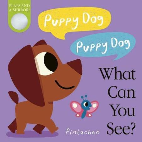 Book cover number 1 for Puppy Dog Puppy Dog What Can You See? written by Amelia Hepworth published by Little Tiger Press