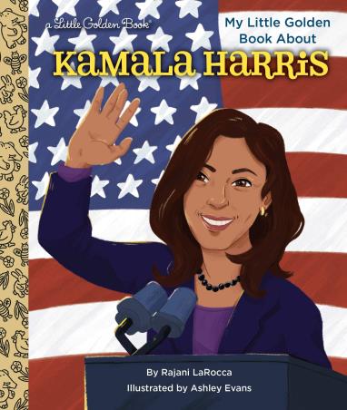 Book cover number 1 for My Little Golden Book About Kamala Harris written by Rajani LaRocca published by Golden Books