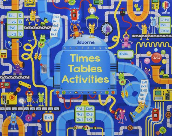 Book cover number 1 for Times Tables Activities written by Kirsteen Robson published by Usborne