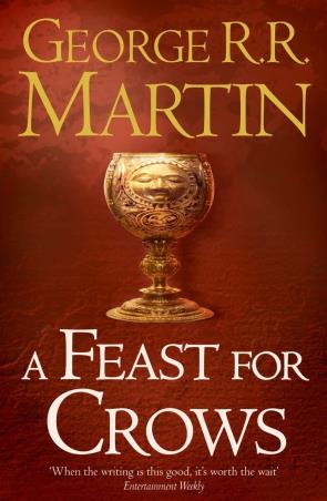 Book cover number 1 for A Feast For Crows written by George R. R. Martin published by Voyager