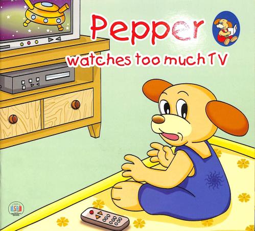 Book cover number 1 for Pepper Watches Too Much TV written by NA published by Seekosity Books