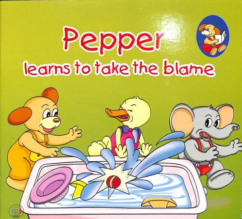 Book cover number 1 for Pepper Learns To Take The Blame written by NA published by Seekosity Books
