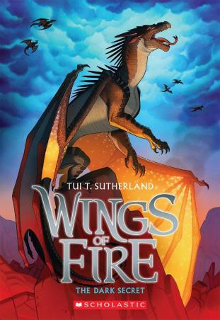 Book cover number 1 for Wings Of Fire 4 : The Dark Secret written by Tui T. Sutherland published by Scholastic