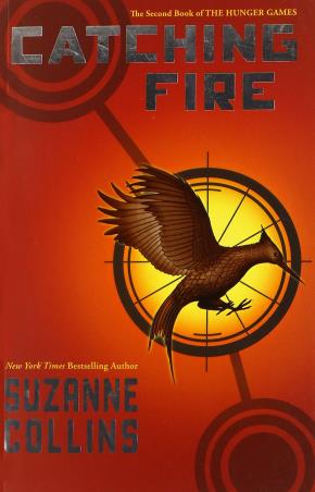 Book cover number 1 for Catching Fire written by Suzanne Collins published by Scholastic