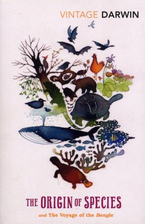 Book cover number 1 for The Origin Of Species And The Voyage Of The Beagle written by Charles Darwin published by Vintage