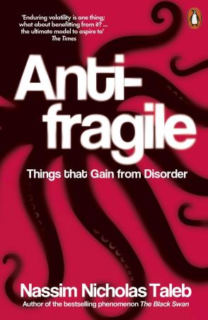 Book cover number 1 for Antifragile : Things That Gain From Disorder written by Nassim Nicholas Taleb published by Penguin Books