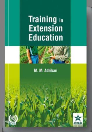 Book cover number 1 for Training In Extension Education written by M. M. Adhikary published by Astral International Pvt Ltd